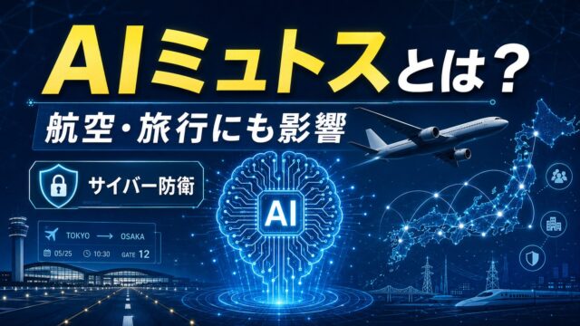 AIミュトスとは何か？航空・旅行にも関係するサイバー防衛の新時代